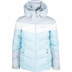 Columbia ABBOTT PEAK INSULATED JACKET Dámska zateplená lyžiarska bunda, svetlomodrá, veľkosť