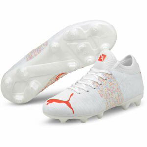 Puma FUTURE Z 4.1 FG/AG JR Detské kopačky, biela, veľkosť 28