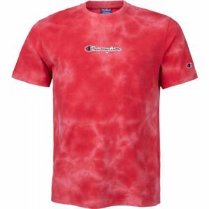 Champion CREWNECK T-SHIRT Pánske tričko, červená, veľkosť L