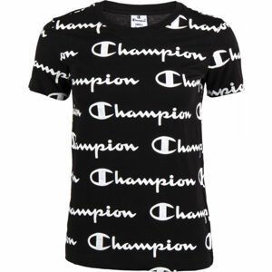 Champion CREWNECK T-SHIRT Dámske tričko, čierna, veľkosť S