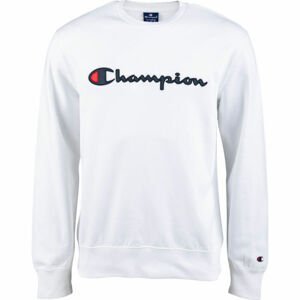 Champion CREWNECK SWEATSHIRT Pánska mikina, biela, veľkosť XL