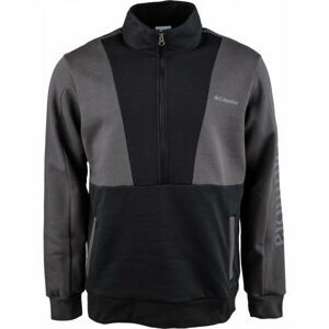 Columbia M LOGO COLORBLOCK HALF ZIP čierna XL - Pánska mikina