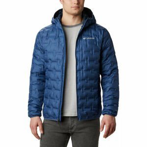 Columbia DELTA RIDGE DOWN HOODED JACKET Pánska zimná bunda, modrá, veľkosť M