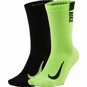 Nike MULTIPLIER MIX Unisex ponožky, čierna, veľkosť 42-46