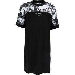 Russell Athletic AOP BI COLOUR TEE DRESS Dámske šaty, čierna, veľkosť S