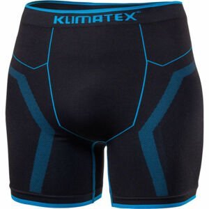 Klimatex MARTON Pánske funkčné bezšvové boxerky, čierna,modrá, veľkosť