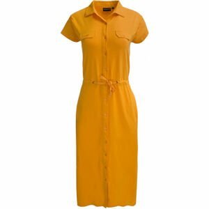 ALPINE PRO Dámske šaty Dámske šaty, žltá, veľkosť XS