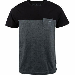 ALPINE PRO PRAVIN Pánske tričko, tmavo sivá, veľkosť M