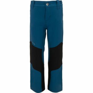 ALPINE PRO Chlapčenské softshellové nohavice Chlapčenské softshellové nohavice, modrá, veľkosť 140-146