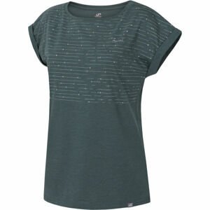 Hannah ALMMA Dámske tričko, tmavo zelená, veľkosť S
