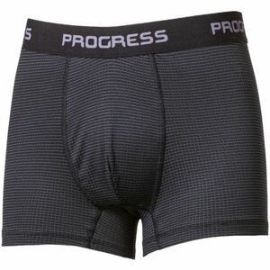 Progress MICROSENSE BX-M Pánske funkčné boxerky, čierna,sivá, veľkosť