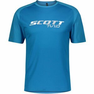 Scott TRAIL TUNED Trailové cyklistické tričko, modrá, veľkosť XL