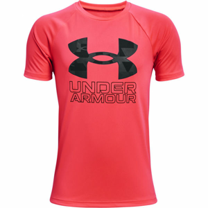 Under Armour TECH HYBRID PRT FILL  XS - Chlapčenské tričko