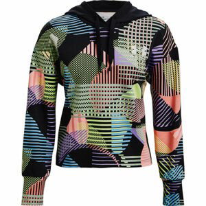 Under Armour RIVAL TERRY GEO PRINT HOODIE Dámska mikina, mix, veľkosť