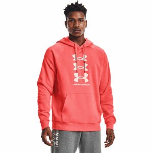 Under Armour RIVAL FLC MULTILOGO HD Pánska mikina, červená, veľkosť L