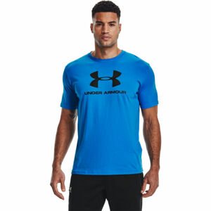 Under Armour SPORTSTYLE LOGO SS Pánske tričko, modrá,čierna, veľkosť