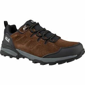 Jack Wolfskin MTN GOAT LOW M Pánska outdoorová obuv, hnedá, veľkosť 45.5