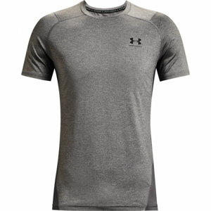 Under Armour HG ARMOUR FITTED SS sivá L - Pánske tričko s krátkym rukávom