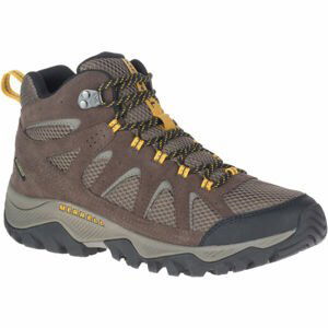 Merrell OAKCREEK MID WP Pánska outdoorová obuv, hnedá, veľkosť 45