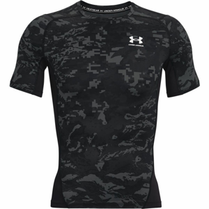 Under Armour HG ARMOUR CAMO COMP SS  XXL - Pánske tričko