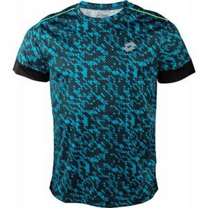 Lotto RUN&FIT TEE PRT PL modrá XL - Pánske bežecké tričko