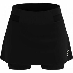 Compressport PERFORMANCE SKIRT W Dámska bežecká sukňa, čierna, veľkosť S