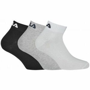 Fila QUARTER PLAIN SOCKS 3P Ponožky, čierna, veľkosť 35/38