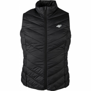 4F WOMEN´S JACKET Dámska vesta, čierna, veľkosť XL