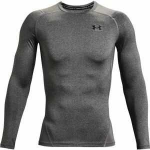 Under Armour HG ARMOUR COMP LS Pánske tričko, sivá, veľkosť M