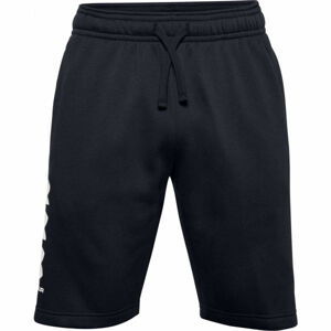 Under Armour RIVAL FLC MULTILOGO SHORT Pánske kraťasy, čierna, veľkosť S