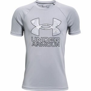 Under Armour TECH HYBRID PRT FILL Chlapčenské tričko, sivá, veľkosť XL