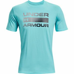 Under Armour UA TEAM ISSUE WORDMARK SS Pánske tričko, tyrkysová, veľkosť S