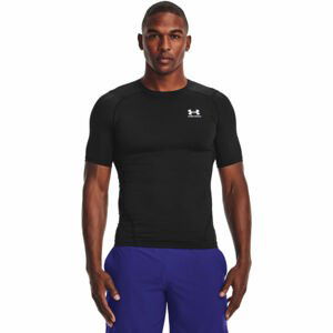 Under Armour HG ARMOUR COMP SS Pánske tričko, čierna, veľkosť XS