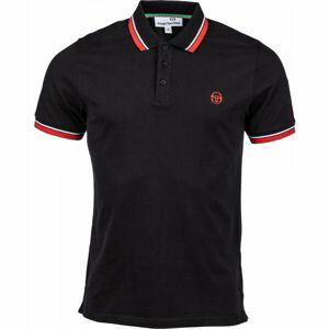 Sergio Tacchini FABIO POLO Pánske polo tričko, čierna, veľkosť M