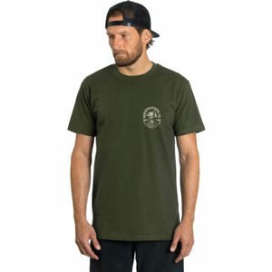 Horsefeathers FANG T-SHIRT Pánske tričko, khaki, veľkosť XXL