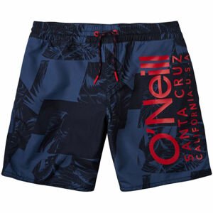 O'Neill PB CALI FLORAL SHORTS Chlapčenské šortky do vody, tmavo modrá, veľkosť 128