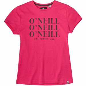 O'Neill LG ALL YEAR SS T-SHIRT Dievčenské tričko, ružová, veľkosť 140