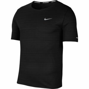 Nike DRI-FIT MILER Pánske bežecké tričko, čierna, veľkosť