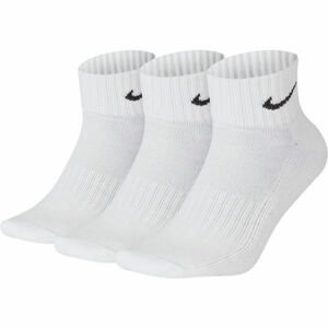 Nike 3PPK VALUE COTTON QUARTER Športové ponožky, biela, veľkosť M