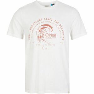 O'Neill LM INNOVATE T-SHIRT Pánske tričko, biela,lososová, veľkosť