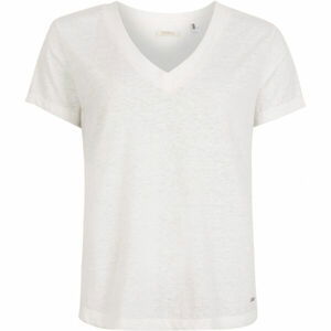 O'Neill LW ESSENTIALS V-NECK T-SHIRT Dámske tričko, biela, veľkosť L