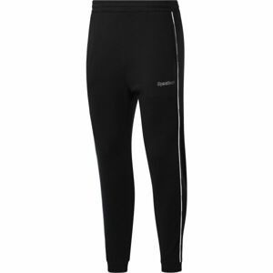 Reebok TRAINING ESSENTIALS PIPING JOGGER Pánske tepláky, čierna, veľkosť S