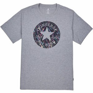 Converse SPLATTER PAINT CHUCK PATCH SHORT SLEEVE TEE  M - Pánske tričko