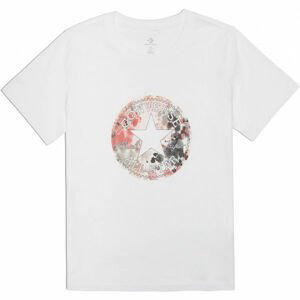 Converse FESTIVAL PRINT CHUCK PATCH INFILL Dámske tričko, biela, veľkosť M