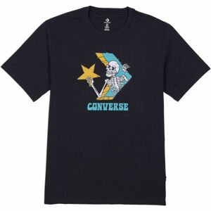 Converse SKULL GRAPHIC LOGO 1 SHORT SLEEVE TEE  M - Pánske tričko