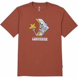 Converse SKULL GRAPHIC LOGO 1 SHORT SLEEVE TEE  M - Pánske tričko