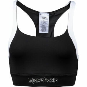 Reebok PIPING PACK BRALETTE Podprsenka, čierna, veľkosť S