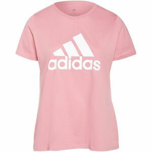 adidas INC BL T Dámske tričko plus size, ružová, veľkosť 2x