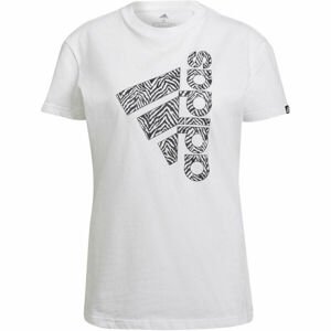 adidas VRTCL ZBR G T Dámske tričko, biela, veľkosť M