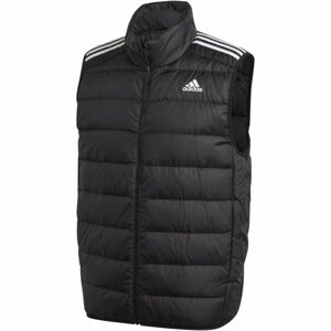 adidas ESS DOWN VEST Pánska vesta, čierna,biela, veľkosť